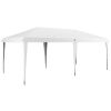 Outsunny 10' x 19.2' Pop Up Canopy Tent, Heavy Duty Tent for Parties, Outdoor Instant Gazebo Sun Shade Shelter with Carry Bag for Catering, Events, We