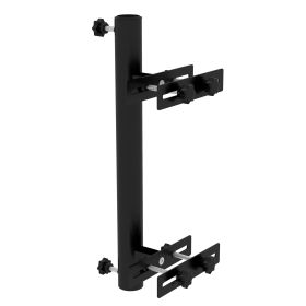 Outsunny Patio Umbrella Holder with Adjustable Clamps, Umbrella Deck Mount Bracket for Railing, Balcony, Fences, Patio Umbrella Stand for Market Umbre