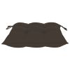 Patio Chairs with Taupe Cushions 6 pcs Solid Teak Wood