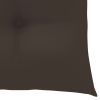 Patio Chairs with Taupe Cushions 6 pcs Solid Teak Wood