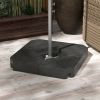 Outsunny 4 Piece Patio Cantilever Umbrella Base Weight Set, Outdoor Offset Umbrella Weights for Umbrella Stand, 132 lb. Capacity Water or 176 lb. Capa