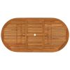 Patio Table 78.7"x39.4"x29.5" Solid Wood Eucalyptus