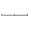 Door Canopy Black 137.8"x39.4" Polycarbonate