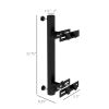 Outsunny Patio Umbrella Holder with Adjustable Clamps, Umbrella Deck Mount Bracket for Railing, Balcony, Fences, Patio Umbrella Stand for Market Umbre
