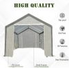 20' L x 10' W x 9' H Large Walk-in Greenhouse with Roll Up Door;  8 Closeable Windows;  & Weather PE Cover