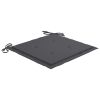Patio Chairs with Anthracite Cushions 6 pcs Solid Teak Wood