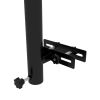 Outsunny Patio Umbrella Holder with Adjustable Clamps, Umbrella Deck Mount Bracket for Railing, Balcony, Fences, Patio Umbrella Stand for Market Umbre