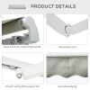 Outsunny 8' x 7' Patio Retractable Awning, Manual Exterior Sun Shade Deck Window Cover, Grey