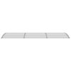 Door Canopy Gray 118.1"x31.5" Polycarbonate