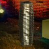 Outsunny Solar Floor Lamp, Outdoor Garden Lantern Pathway Light & Decorative Driveway Lighting with Auto On/Off LED Lights for Porch, Yard, Lawn, Cour