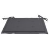 Patio Chairs with Anthracite Cushions 6 pcs Solid Teak Wood