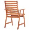 Patio Dining Chairs 6 pcs Solid Acacia Wood