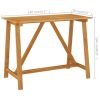 Patio Bar Table 55.1"x27.6"x40.9" Solid Acacia Wood