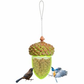 Bird Feeder Outdoor Hanging Food Dispenser for Garden Yard (Color: As Picture)