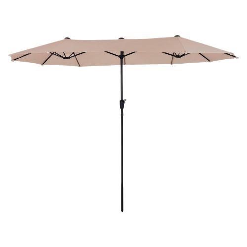13 ft. Market No Weights Patio Umbrella 2-Side