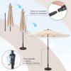 9 FT Umbrella with Crank Handle for Outdoor Patio Garden Pool
