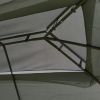 13x10 Outdoor Patio Gazebo Canopy Tent With Ventilated Double Roof And Mosquito net(Detachable Mesh Screen On All Sides); Suitable for Lawn;  Garden;