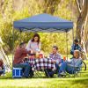 6.6 x 6.6 Feet Outdoor Pop-up Canopy Tent with UPF 50+ Sun Protection