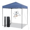 6.6 x 6.6 Feet Outdoor Pop-up Canopy Tent with UPF 50+ Sun Protection
