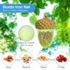 Bird Feeder Outdoor Hanging Food Dispenser for Garden Yard