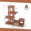 Indoor & Outdoor Wood Plant Stand for Multiple Plants