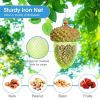 Bird Feeder Outdoor Hanging Food Dispenser for Garden Yard