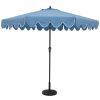 9 Feet Patio Umbrella with Crank Handle and Push Button Tilt