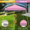 10 x 10 Feet Outdoor Instant Pop-up Canopy with Carrying Bag