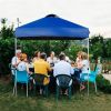 6.6 x 6.6 Feet Outdoor Pop-up Canopy Tent with Roller Bag