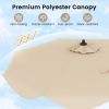 9 FT Umbrella with Crank Handle for Outdoor Patio Garden Pool