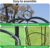 Garden Obelisk Trellis for Climbing Plants Outdoor 165cm Rose Bush Sqaure Trellis for Pots Rustproof Metal Plant Flower Trellises for Vine Jasmine Sup
